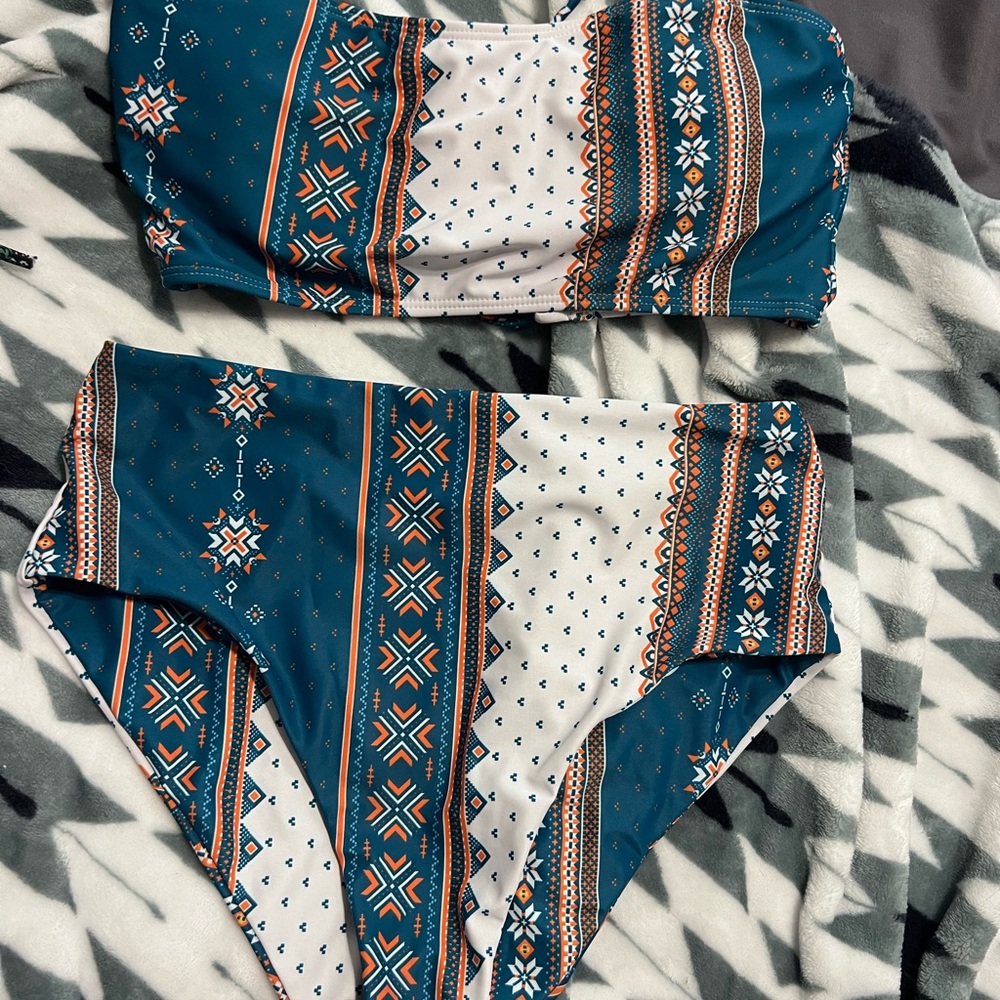 Tribal Print Bikini Set